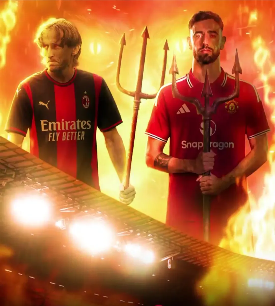 MILAN VS MANCHESTER UNITED,FORMACIONET E MUNDËSHME