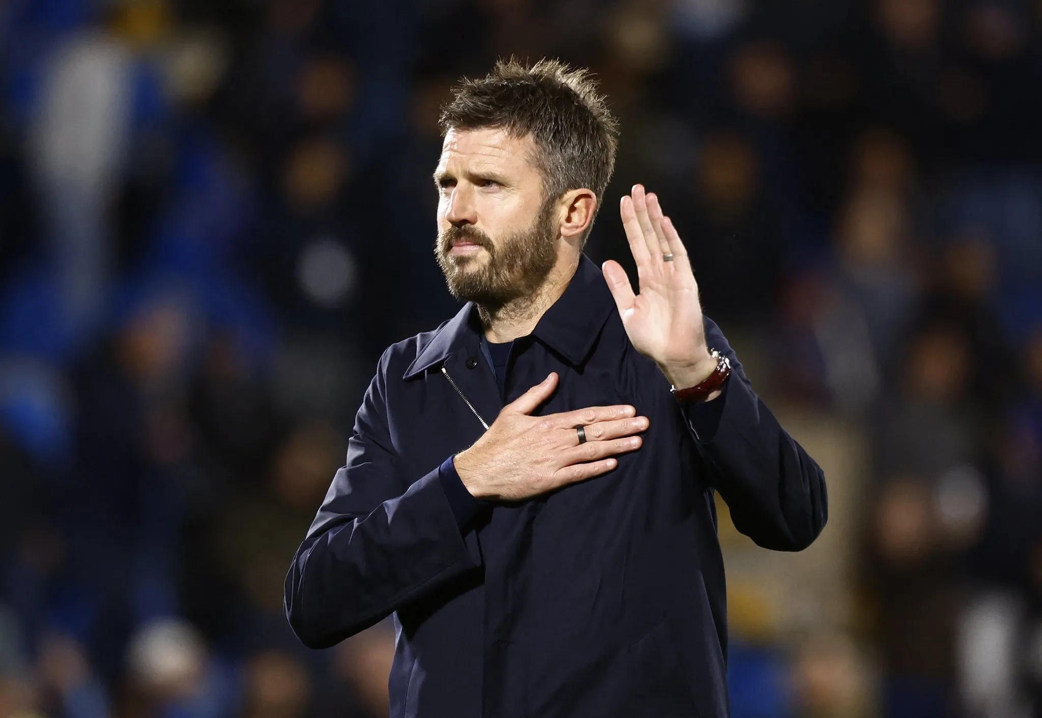 Michael Carrick ne konferencë shtypi