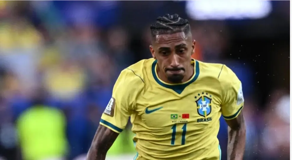 Barcelona, Raphinha dëmtim me Brazilin, gjendja e tij