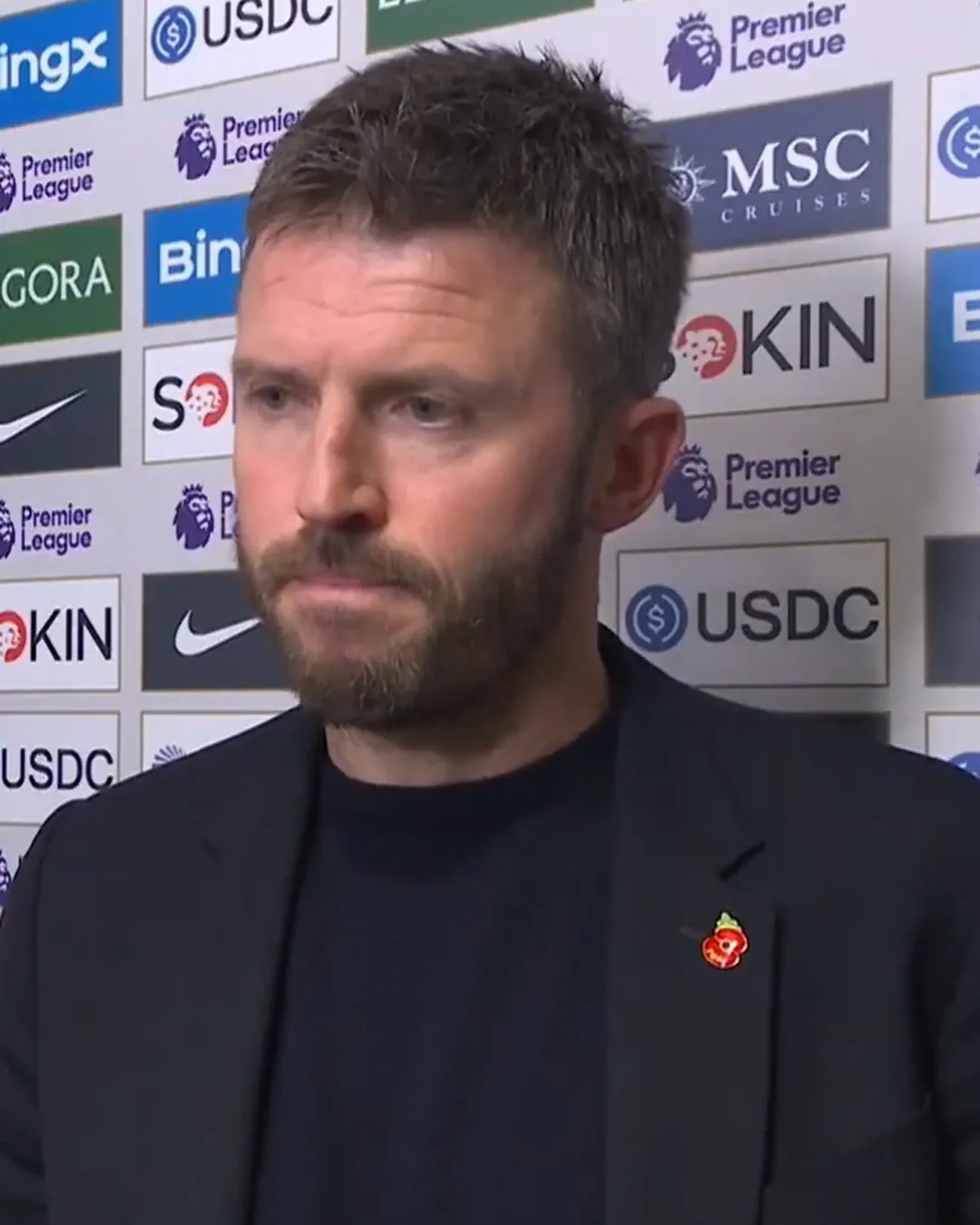 Michael Carrick për tifozët e Manchester United që brohoritën kundër lojtarëve, por kënduan emrin e tij pas humbjes ndaj Chelseat
